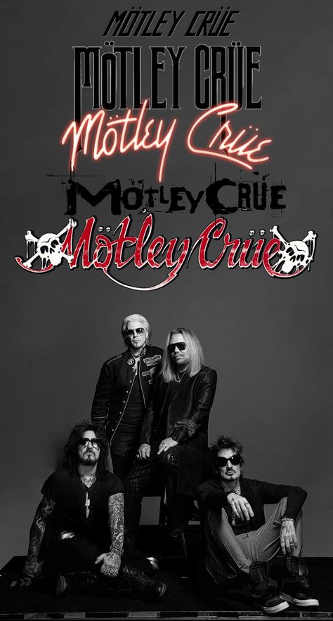 Mötley Crüe wallpaper iPhone world tour 2023 crue heads Motley Crue Album Covers, Motley Crew Wallpaper, Motley Crue Wallpaper Iphone, Motley Crue Wallpaper, Motley Crue Logo, Hard Rock Aesthetic, Motley Crue Poster, Kiss Album Covers, Motley Crue Albums