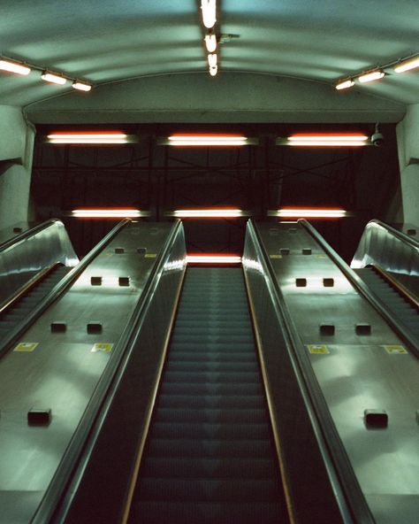 Handrail Staircase, Cinestill 800t, Film Story, Film Stock, Space Photography, Film Photography 35mm, Photography Challenge, Photo Boards, Empty Spaces