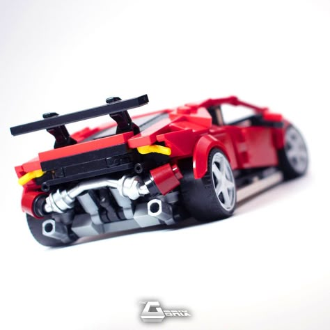 Custom Lego Cars, Lego Jdm Cars, Lego Drift Car, Lego Speed Champions Moc, Lego Car Moc, Lego Cars Instructions, Lego Lamborghini, Lambo Huracan, Lego Wheels