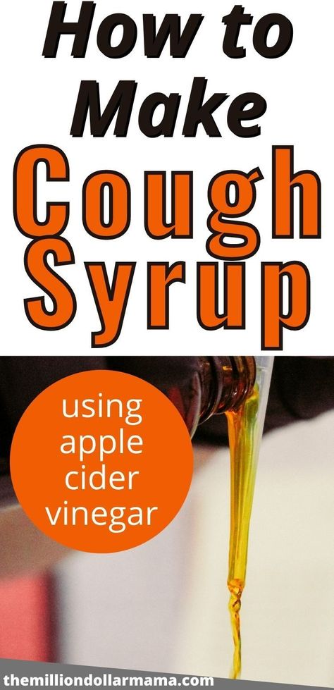 Learn how to make your own cough syrup with natural herbs and spices. This homemade cough syrup is made with honey, apple cider vinegar and spices - all natural ingredients! Apple Cider Vinegar Cough Remedy, Homemade Cough Remedy, Onion Syrup For Cough, Diy Cough Syrup, Onion And Honey Cough Syrup, Honey Garlic Onion Cough Syrup, Homemade Cough Syrup With Whiskey, Natural Cough Syrup, Diy Apple Cider