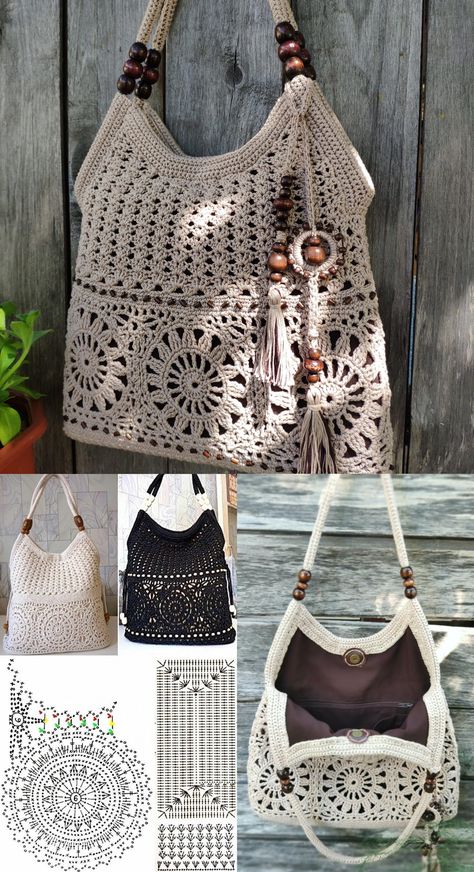 2560×4710: Crochet Knitting Handicraft | https://crochet101.blogspot.com/2019/09/crochet-bags.html | Buy pattern @ https://crealandia.com/shop/pattern-crochet-bag-women-handmade-boho-purse-tutorial-pdf/ Crochet Boho Bag Pattern, Clutch Design, Crochet Mini Bag, Crochet Boho Bag, Purse Crochet, Crochet Bottoms, Crochet Market Bag, Crochet Handbags Patterns, Clothing Patterns Free