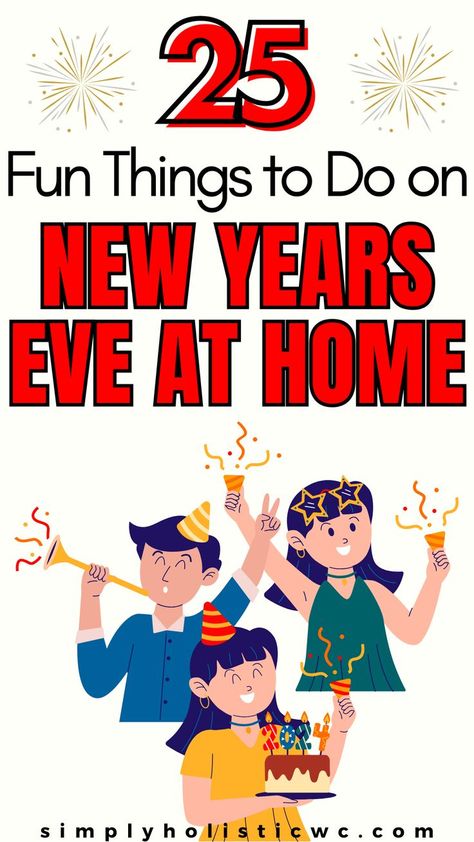 At Home New Year's Activities New Year's Eve Games For Family, Family New Years Eve, New Year's Eve Activities, New Years Eve Games, Eve Game, New Years Activities, Games Diy, Leaving Home, New Years Dress