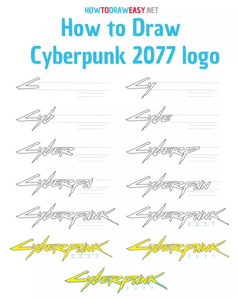 How to Draw Cyberpunk 2077 logo - How to Draw Easy #cyberpunk #cyberpunk2077 #ps4 #ps5 #xbox #games #KeanuReeves #2021 #2020 #punk #cyber #future #art #artwork #logo #drawing #howtodraw Cyberpunk Drawing, Cyberpunk 2020, City Drawing, Cyberpunk Aesthetic, Cyberpunk Style, Cyberpunk Fashion, Cyberpunk Character, Letter R, Cyberpunk 2077