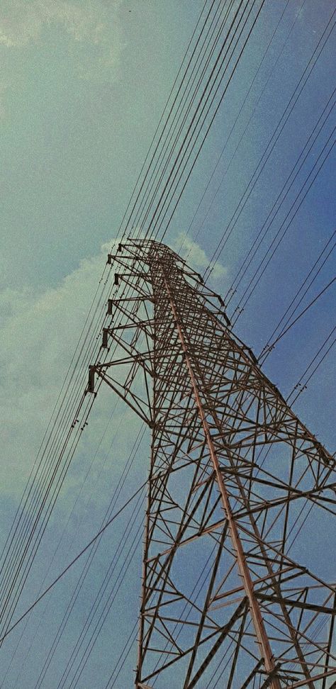 Powerline Aesthetic, Powerlines Aesthetic, Painting References, Vsco Aesthetic, Power Lines, Utility Pole, Art Inspo, Blue Sky, Cool Photos