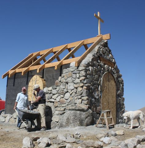 Stone Chicken Coop, Stone Chapel, Granite Rock, Future Foundation, Stone Cabin, Brick Steps, Entry Gate, Stone Cottages, Laying Hens