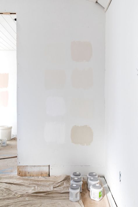 We Sampled 8 Popular White Paint Colors, Here are Our Favorites... — The Grit and Polish White Paint To Brighten A Room, Wall Paint Samples, White Paint Comparison, White Flour Paint, White Bathroom Paint Colors, Best White Paint For Walls, Popular White Paint Colors, Popular White Paint, Tan Paint Colors