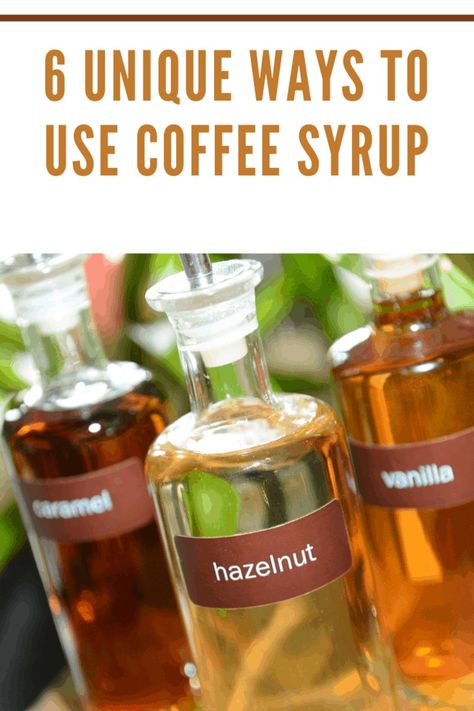 Looking to add some flavor to your coffee and desserts? Check out these unique ways to use coffee syrup for an extra touch of deliciousness! Homemade Coffee Syrup, Coffee Syrups, Peppermint Syrup, Ways To Make Coffee, Make Your Own Coffee, Blackberry Syrup, Simple Syrup Recipes, Make Simple Syrup, Homemade Syrup