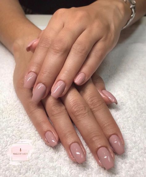 Nailsbymieks polygel nails mauve nude Polygel Nails, Nails, Beauty