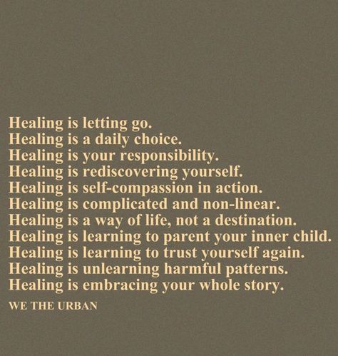 Learning To Trust, A Way Of Life, Self Compassion, Healing Quotes, Inner Child, Trust Yourself, Letting Go, No Response, Healing