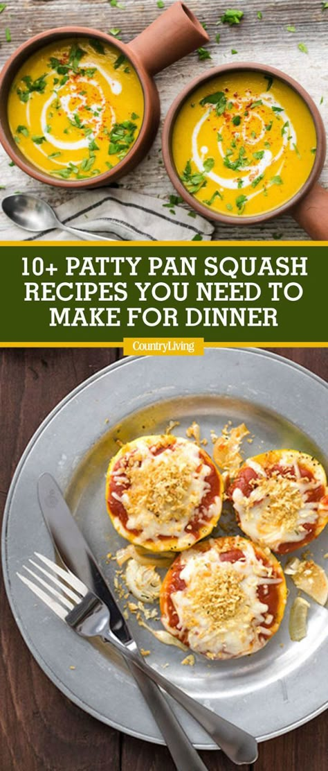 10 Best Patty Pan Squash Recipes - How to Cook Patty Pan Squash Dinners Pan Squash, Pattypan Squash, Summer Squash Recipes, Autumn Side Dishes, Produce Recipes, Csa Recipes, Veggie Side Dishes, Squash Recipes, Veggie Dishes