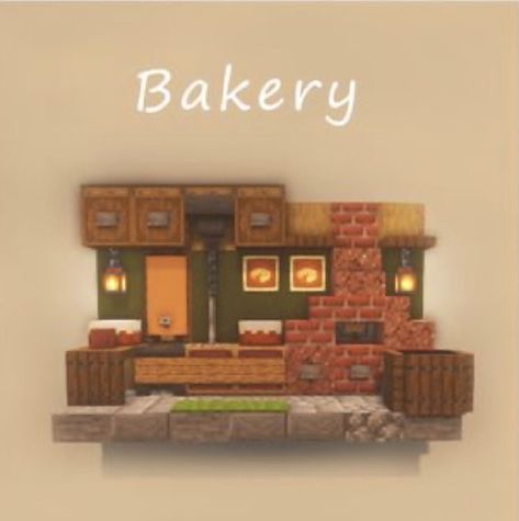 Minecraft Town Building Ideas, Small Minecraft Village House, Minecraft Bakery Ideas, Minecraft Town Ideas Buildings, Minecraft Shops Ideas, Minecraft Bakery, Minecraft Town Ideas, Zicxa Photos, Minecraft Town