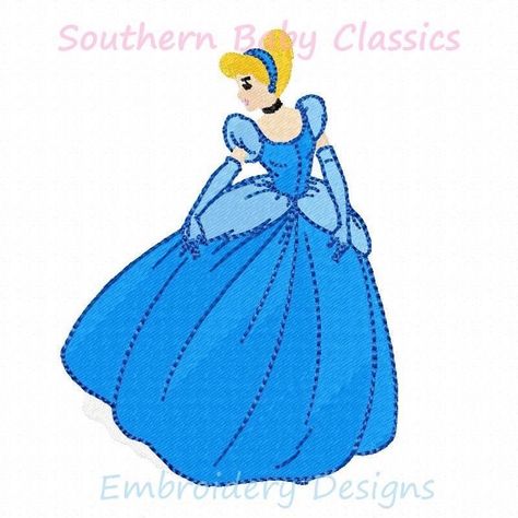 Southern Baby Classics on Instagram: “Cinderella Princess Mini Fill is new in our shop! www.southernbabyclassics.com #cinderella #princess #disneyprincess #embroidery…” Machine Embroidery Designs Baby, Blue Princess Dress, 50th Birthday Balloons, Southern Baby, Blue Jay Bird, Embroidery Designs Baby, Monogram Machine, Its A Girl Balloons, Princess Cinderella