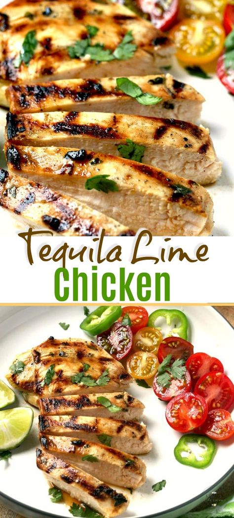 Tequila Marinade, Tequila Lime Chicken Recipe, Tequila Chicken, Grilled Chicken Dinner, Lime Marinade For Chicken, Tequila Lime Chicken, Grilled Chicken Breast Recipes, Best Chicken Marinade, Grilled Chicken Recipes Easy