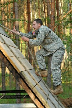 Army Obstacle Course, Grafenwoehr Germany, Obstacle Course Training, Backyard Obstacle Course, Excel Training, Ninja Warrior Course, Army Photo, Fitness Trail, Leadership Traits