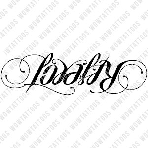 Respect Tattoo Design, Loyalty Out Values Everything Tattoo, Sister Friend Tattoos, Loyalty Tattoo Designs, Otf Tattoo, Tattoo Ambigram, Respect Tattoo, Loyalty Tattoo, Cover Up Tattoos For Women