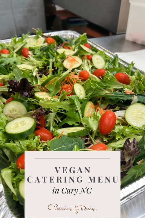 Salads For Weddings Catering, Catered Salad Ideas, Catering Salads Ideas, Vegan Wedding Menu Ideas, Vegan Catering Ideas, Vegan Buffet Ideas, Vegan Fine Dining, Vegan Wedding Menu, Vegan Wedding Food