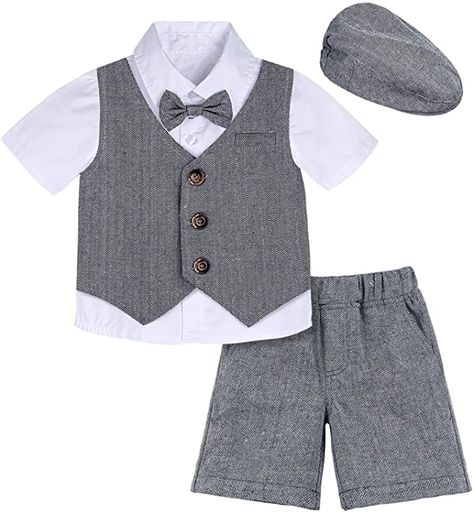 Toddler Suit, Christening Gowns For Boys, Wedding Outfit For Boys, Boys Waistcoat, J Design, Vest And Bow Tie, Toddler Suits