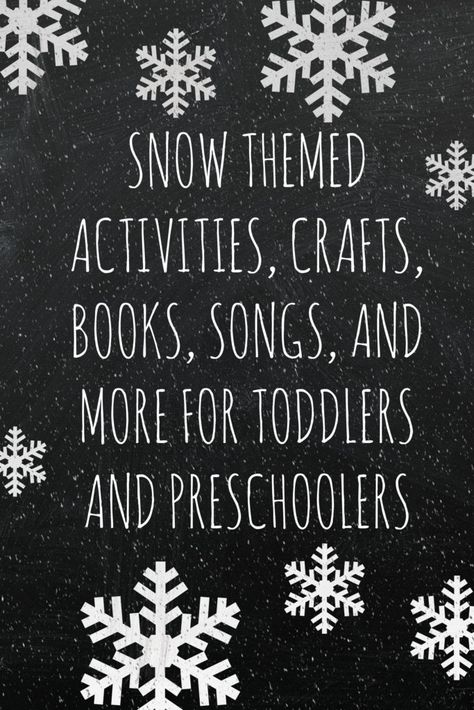 Snow themed learning activities for toddlers and preschoolers January Lesson Plan Themes For Toddlers, Winter Theme Lesson Plans For Toddlers, Snowman Lesson Plans For Toddlers, Snowy Day Prek Activities, Winter Wonderland Lesson Plan Toddlers, Learning Activities For Toddlers, Winter Sensory Bin, Winter Songs, Snow Theme