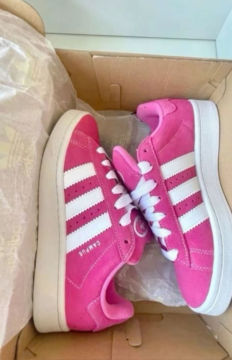 Adidas Campus Shoes, Campus Shoes, Rose Adidas, Pretty Sneakers, Pink Campus, Fresh Shoes, Fashion Mood Board, Hype Shoes, Adidas Campus