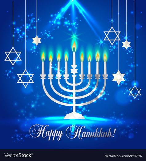 Hannukah Lights, Happy Hanukkah Images, Shining Background, Decor For House, Happy Hannukah, David Star, Candle Images, Project Table, Bokeh Effect