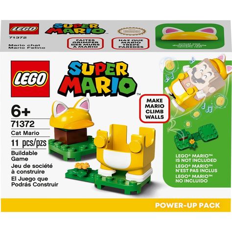 Super Mario Cat, Cat Mario, Mario Lego, Super Mario Toys, Mario Toys, Lego Mario, Super Mario Games, Toy Playsets, Free Lego