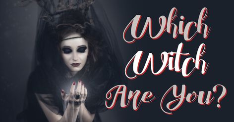 Which Witch Are You? - Quiz - Quizony.com Witch Archetype, Witch Quiz, What Is A Witch, Hogwarts Quiz, Witch Names, Aesthetic Quiz, People Use You, Which Character Are You, Real Witches