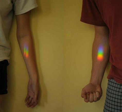 Prism light tattoos Tattoos On Forearm, Prism Tattoo, Light Tattoos, Reflection Tattoo, Light Prism, Tatoo Inspiration, Rainbow Tattoos, Light Tattoo, Planet Tattoos