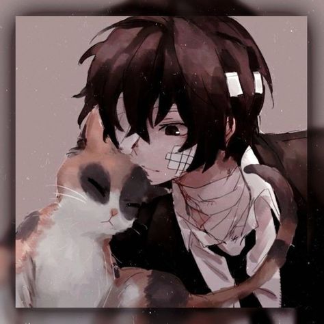 Dazai Pfp, Dark Academia, Anime, Hair