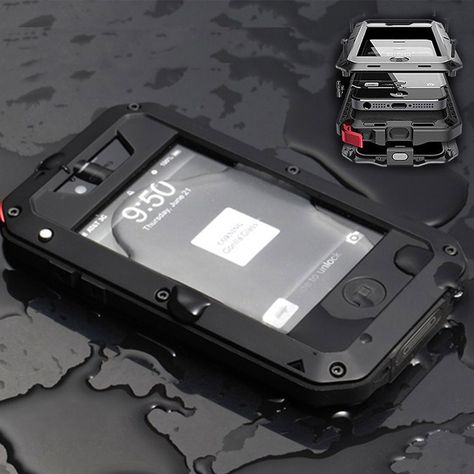 Security Gadgets, Waterproof Phone Case, Apple Iphone 4, Waterproof Phone, Apple Iphone 5, Hard Phone Cases, Phone Bags, Water Proof Case, Carrying Case