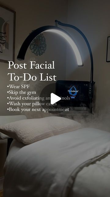 𝙰𝚛𝚒𝚊 𝙼𝚎𝚍𝚒𝚌𝚊𝚕 𝙰𝚎𝚜𝚝𝚑𝚎𝚝𝚒𝚌𝚜 on Instagram: "Extend your facial results with these post-care tips 🤍   #facial#facials#skin#skincaretips #skinhealth #skincare #hydrafacial #esthetician #aesthetics #aesthetician #facialtreatment #skingoals" Facial Spa Aesthetic, Esthetician Skin Care, Esthetician Aesthetic, Esthetician Life, Spa Stuff, Facial Room, Medical Esthetician, Medical Aesthetician, Reels Ideas