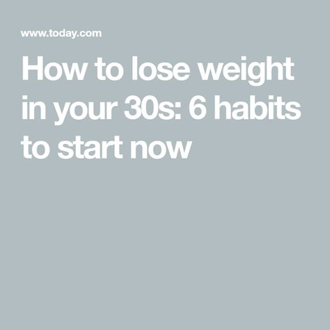 How to lose weight in your 30s: 6 habits to start now Losing Weight In Your 30s, Habits To Start, Control Cravings, Healthy Mood, Ketogenic Diet Plan, Increase Energy Levels, Stubborn Fat, Start Now, Boost Metabolism