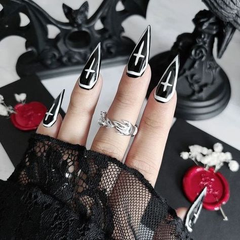 Thank you all so much who subscribe and put likes on my Pins😘, There are already 140😇 of us. I would like you to continue to give such feedback, I will try to please you with new Pins. As always the link to the Manicure Board will be above. Goth Nails Acrylic Grunge, Goth 4th Of July Nails, Gothic Coffin Nail Ideas, Goth Birthday Nails, Witchy Stiletto Nails, Black Nail Art Gothic, Gothic Nails Stiletto, Simple Stiletto Nails Designs, Gothic Stiletto Nails