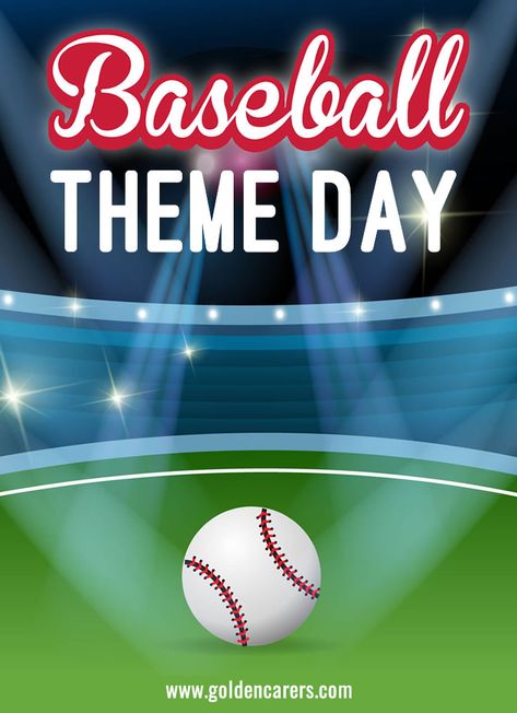 Baseball Themed Family Event: Take everyone out to the ballgame with a delightful family event centered around baseball. Get inspiration for everything from the menu to activities and entertainment! Activity Ideas For Seniors, Baseball Activities, Ideas For Seniors, Assisted Living Activities, Nursing Home Activities, Elderly Activities, Team Activities, Senior Activities, Baseball Theme