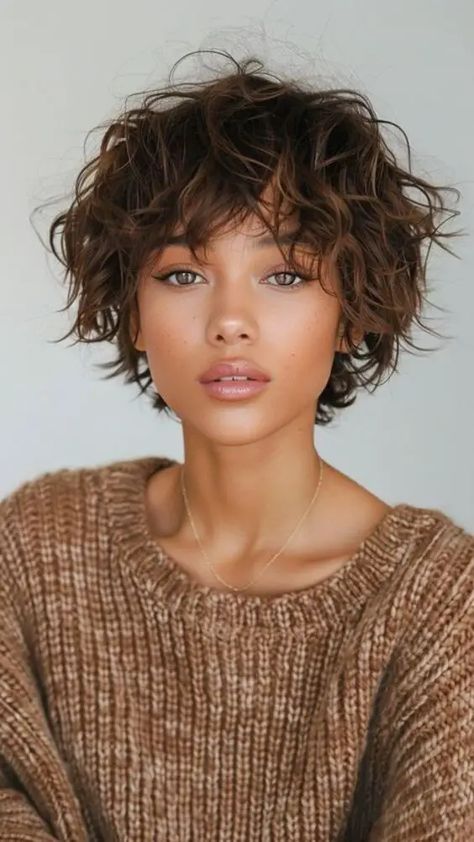 24 Ideas Trendy Short Summer Hairstyles: Bobs, Pixies, & Curly Cuts for 2024 Short Summer Hairstyles, Medium Shaggy Hairstyles, Curly Cuts, Bob Haircut Ideas, Bob Haircut Curly, Mens Hair Colour, Pixie Bob Haircut, Hair Inspiration Short, Video Tiktok