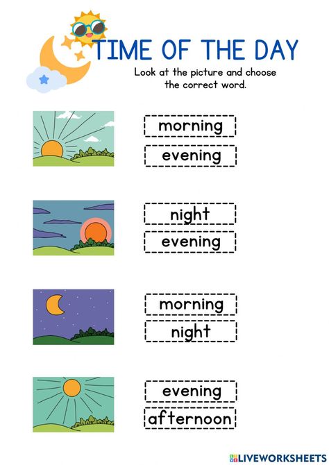 Polite Words Worksheet, Greetings Activities For Kids, Day And Night Worksheet, Worksheets For Year 1, Greetings Worksheets, Greetings Of The Day, Basic English For Kids, 1 Worksheet, Seasons Months