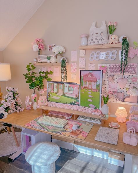 ♡ ♡ ♡ cozy room•Soft girl•Girly•Pink•reel•Pink girl•Pinterest•Girly girl aesthetic•Clean aesthetic•Girly Setup•pc setup• cozy desk space•cozy space•desk setup•girly•all pink•That girl•Soft girl•coquette•setup essentials•Aesthetic•Girly things• ♡ ♡ ♡
#deskspace #gamingsetup #desksetup #pcsetup #pcgaming #cozysetup #setup #cleansetup  #cutegamingsetup #aestheticdesk #deskinspo #officedecor #cozydesksetup #cozyaesthetic #cutesetup #cozyvibes #deskgram #setupgamer #cozydesksetup  #desktop #gaminggirlsetup #cuteaesthetic #girlsetups #softgirlaesthetics #ａｅｓｔｈｅｔｉｃ #aesthetic 🎀 Cute Set Up, Girly Setup, Cozy Desk Space, Kawaii Desk Setup, Cozy Study Space, Girly Girl Aesthetic, Desk Pink, Cozy Office Space, Pinterest Girly