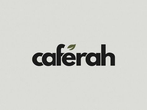 The Caférah logo has a modern and refreshing vibe. With its bold black font and a touch of green from the leaf, it brings a sense of nature and vitality. This design perfectly captures the essence of Caférah, blending a contemporary look with a nod to classic café culture. It’s simple, inviting, and memorable, just like the perfect coffee experience. Coffee Fonts, Logo Reference, Nature Logo, Simple Logo Design, Coffee Logo, Coffee Experience, Natural Logo, Simple Logo, Logo Fonts