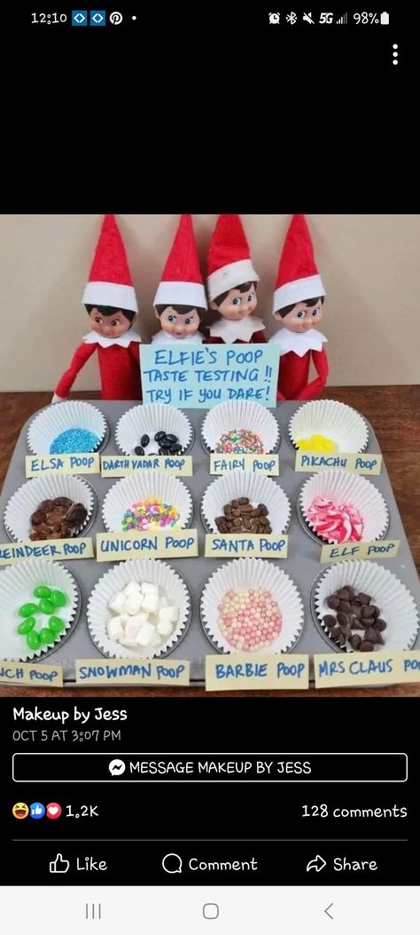 Elf Poop, Elf On Shelf Funny, Snowman Poop, Awesome Elf On The Shelf Ideas, Unicorn Poop, Elf Antics, Elf On A Shelf Ideas, Elf Fun, Elf On Shelf