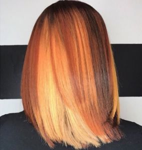 Hairstyles Highlights, Hair Colors For Black Women, Colors For Black Women, Straight Hair Cuts, Dyed Natural Hair, Red Highlights, Beautiful Hair Color, Dope Hairstyles, Hairstyle Gallery