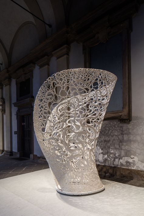 Gallery of Zaha Hadid Architects Unveils New Experimental Structure Using 3D-Printing Technology - 10 Parametric Architecture, 3d Printing Projects, Digital Fabrication, Visible Mending, 3d Printing Service, Parametric Design, Zaha Hadid Architects, 3d Printing Technology, Printing Design