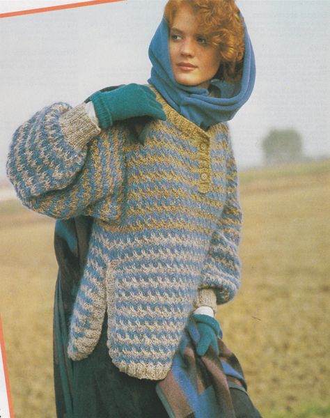 Crochet Lovely, Loop Stitch, Aran Knitting, Aran Knitting Patterns, Knitwear Inspiration, Sweater Knitting Pattern, Sweater Patterns, Vintage Crochet Patterns, Travel Clothes