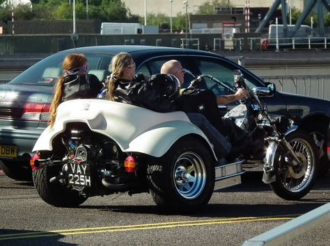 VW Trike - a photo on Flickriver Bicycle Sidecar, Vw Trike, Trike Scooter, Custom Trikes, Drift Trike, Automatic Knives, Trike Motorcycle, Rat Bike, Chopper Bike