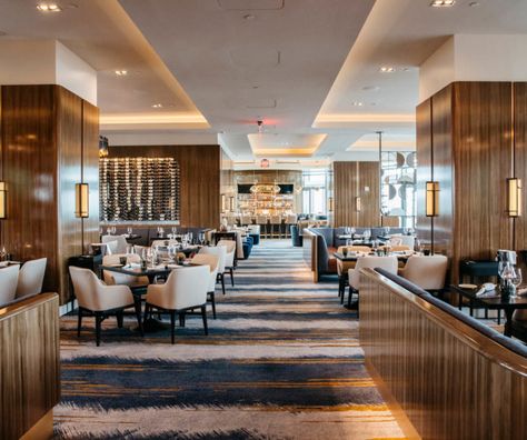 Photo Gallery | Bourbon Steak Nashville Bourbon Steak, Steak Restaurant, Restaurant Design Inspiration, Bone In Ribeye, Sleek Decor, Luxury Hospitality, Design Atelier, Modern Restaurant, Jw Marriott