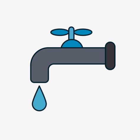 Cartoon Tap, Water Png, Water Illustration, School Cartoon, Small Icons, Glyph Icon, Lake Water, Tap Water, Technology Background