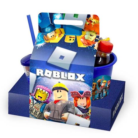 Kit Cinema na Caixa - Moldes Gratuitos - Atualizado 2023 Kit Cinema, Roblox Party, Bday Party, Birthday Theme, Tampa, Minecraft, Birthday