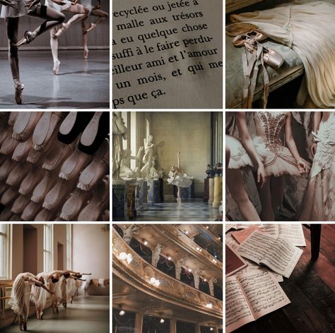 Dark Academia Ballet Aesthetic, Ballet Dark Academia, Ballet Academia Aesthetic, Dark Ballet Aesthetic, Balletcore Academia, Ballet Class Aesthetic, Ballet Moodboard, Academia Moodboard, Dance Collage