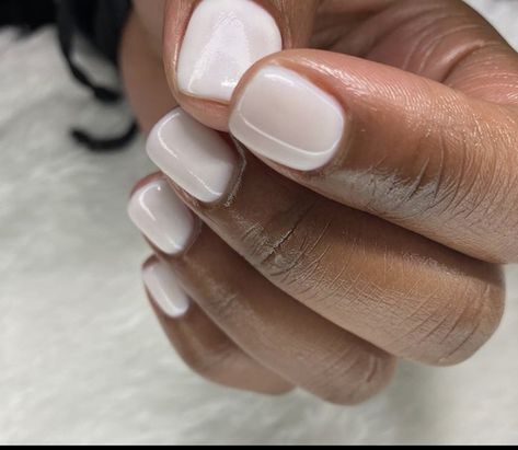 Short Nails Round, Natural Nails Manicure, Overlay Nails, Emerald Nails, Natural Gel Nails, Short Gel Nails, Minimal Nails, Simple Acrylic Nails, Short Square Acrylic Nails