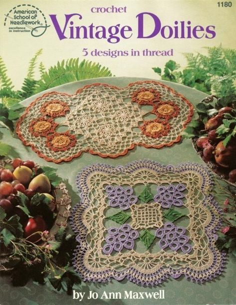 Corak Krusye, Vintage Doilies, Crochet Dollies, Vintage Crochet Patterns, Crochet Vintage, Crochet Magazine, Crochet Home Decor, Crochet Doily Patterns, Crochet Tablecloth