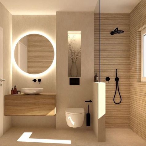 Bathroom Design Styles, Washroom Design, Bathroom Design Inspiration, Bathroom Design Decor, 아파트 인테리어, Toilet Design, Bathroom Inspiration Decor, Minimalist Bathroom, Bathroom Style