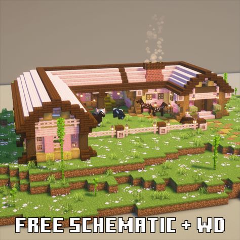 Cherry Blossom Stables

FREE schematic + world download in description of tutorial video.

Tutorial video:
https://youtu.be/BwEQaaQxmPQ

#minecraft #minecraftideas #minecraftbuilds Minecraft Cherry Blossom, Gaming Stuff, Minecraft Tutorial, Horse Stables, Tutorial Video, A Horse, Stables, Video Tutorial, How To Build